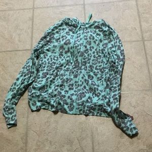 NWT animal print hoodie